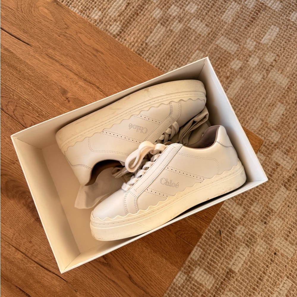 Chloé Cream Sneakers